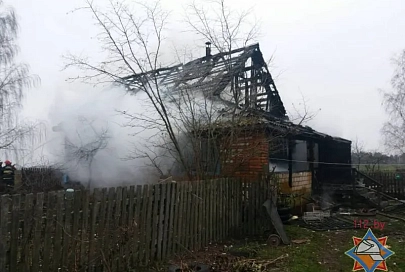 За выходные на пожарах в агрогородках  в Октябрьском и Гомельском районах погибли два человека